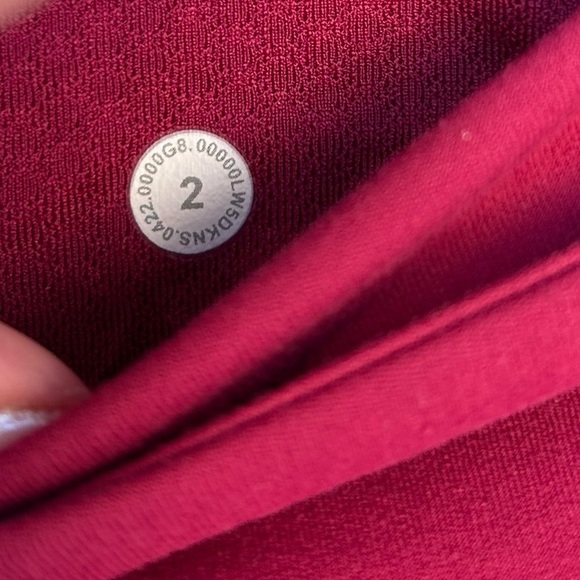 Lululemon Groove Nulu Super-High-Rise Flared Pant Regular - Size 2 -Pomegranate - Picture 10 of 14